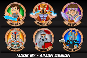 design minecraft webstore icon for you minecraft server