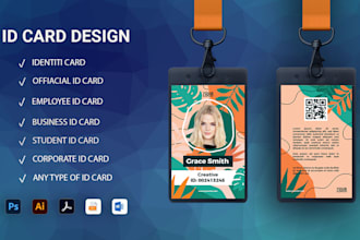 design id card professionally within 24 hours