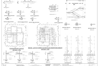 do structural engineering calculation and drawing