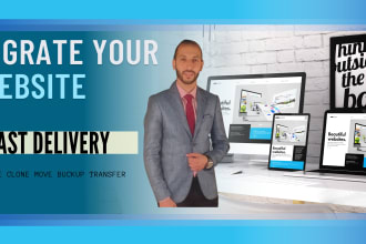 migrate wordpress website or move, transfer, backup