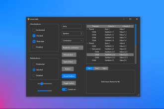 create great python gui or desktop application using tkinter