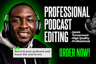professionally edit your audio podcast