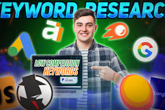 do seo keyword research and competitors analysis