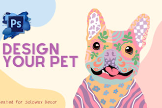 make colorfull design of your pet