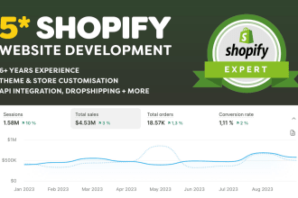 set up, build and customise your shopify store and theme