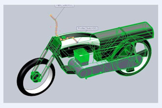 design 2d and 3d models with assembly and drawings on solid works