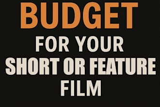 budget your feature or short film