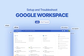 setup and resolve google workspace technical issues
