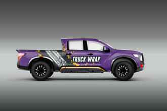 do professional truck wrap, vehicle wrap design, car wrap, van wrap design