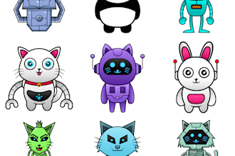 create a modern animal robot design