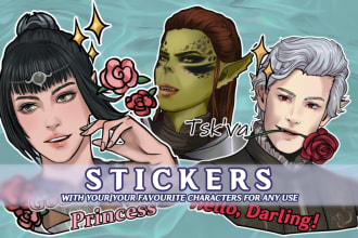create an awesome sticker pack design
