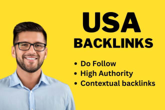 create contextual dofollow USA backlinks for google top ranking