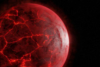 design a 3d sci fi planet to your liking