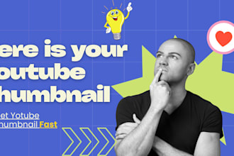 design striking youtube thumbnail for you
