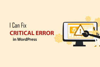 quickly fix your wordpress critical error or white screen