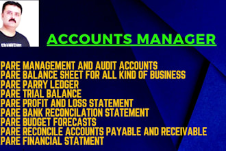 do financial statement on excel