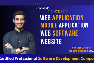 be your web application and software developer