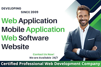 be your web application and software developer