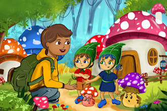 do awesome children book illustrations and covers