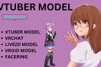 make 3d vrchat avatar, furry, vrc character, vrc avatar, vrc, nsfw, vrchat, sfw