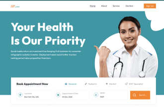 dental website medical healthcare website doctor clinic website therapy website