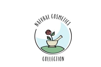 do create attractive cosmetics logo within 12 hours