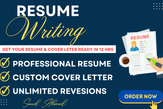 do deliver 12 hours, professional resume tech CV writing cover letter