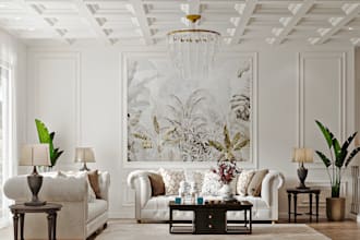 create realistic interior model and render