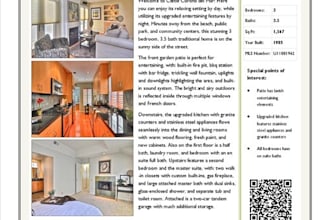 create a professional property flyer