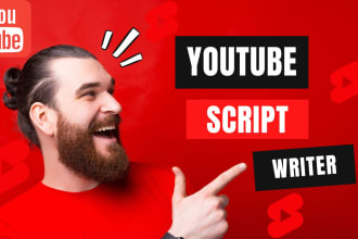 research and write a script for your youtube videos