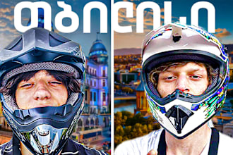 design an amazing youtube thumbnail and fiverr image