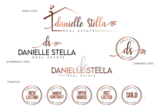 do professional real estate or realtor signature logo design