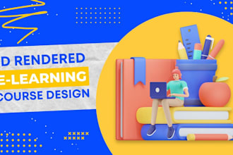 design 3d rendered elearning courses in articulate rise 360