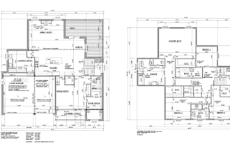prepare architecture or construction drawing set