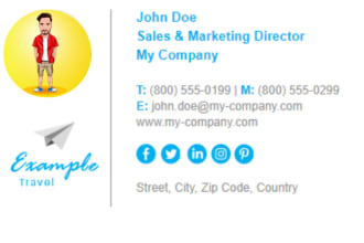 design real estate clickable HTML email signature