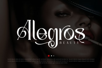 design fashion and handwritten signature logo