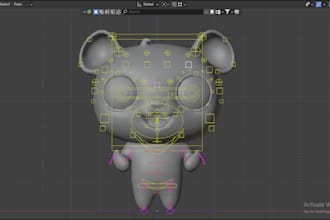 3d character rigging professionally in blender and maya
