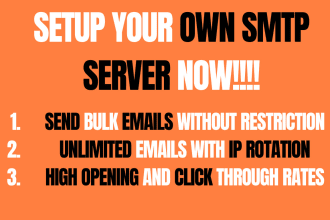 setup SMTP server with powermta and mailwizz