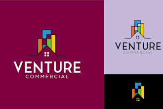do a clean modern logo design for your business