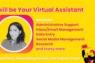 be your go to expert for virtual assistance