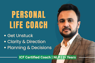 be your personal life coach for growth, mindset and self mastery