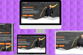 create attractive and minimalist word press website