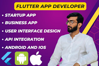 build cross platform flutter app for business, startups and online services