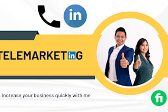 do cold calling, appointment setting, telemarketing