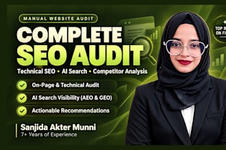 do SEO audit with technical aspects, ai search and competitor analysis