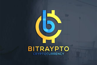 design modern tech, crypto, startup, security, technology and app logo
