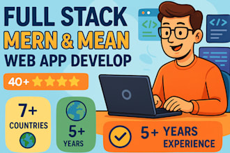 be your full stack, mern, mean stack, web app developer