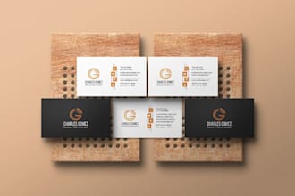 design creative photography business card with 3 concepts
