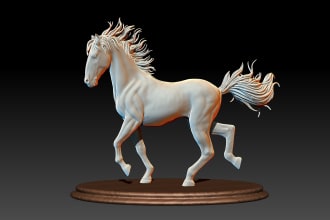 sculpt any kind of animal figure for printing
