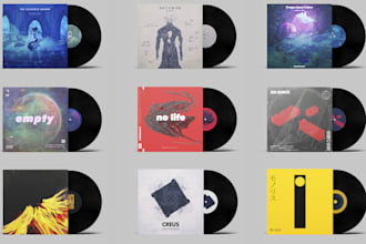 design art for music covers and digital platforms